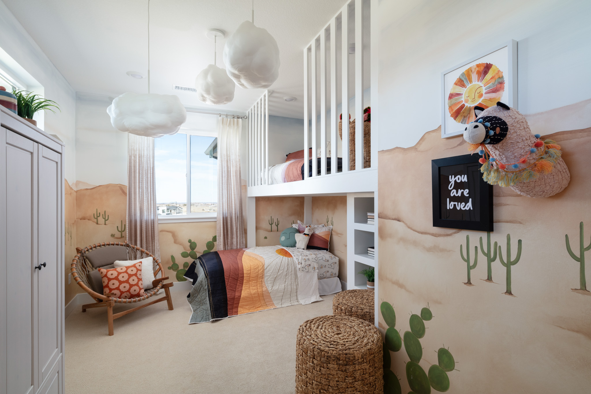 Scout Model Home Secondary Bedroom