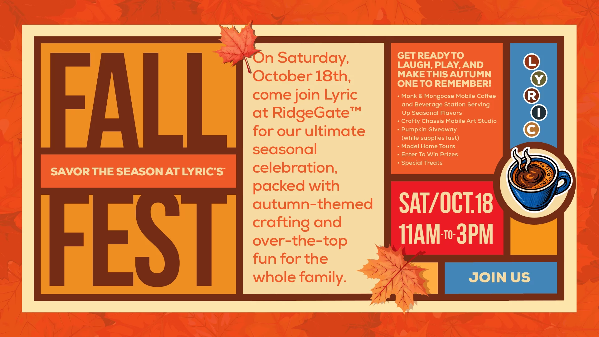 Savor The Season Fall Fest at Lyric™